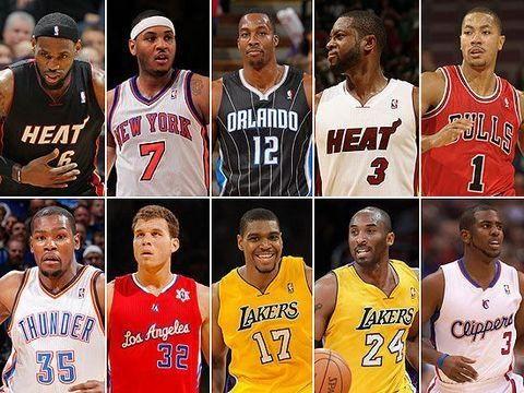 2012全明星首发,星光熠熠的首发阵容